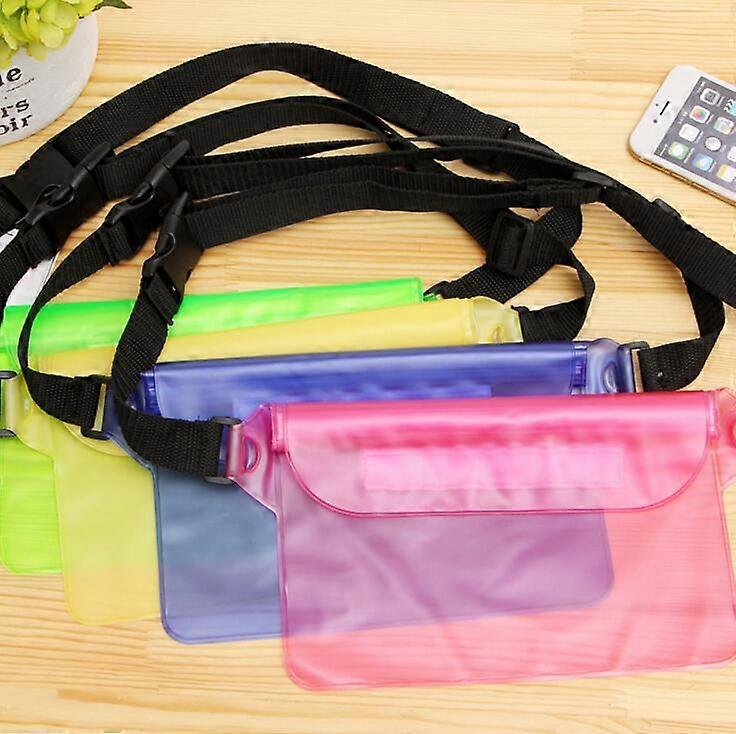 4 pack Swim Pvc Waterproof Pouch With Waist Strap Best Way To Valuables Safe