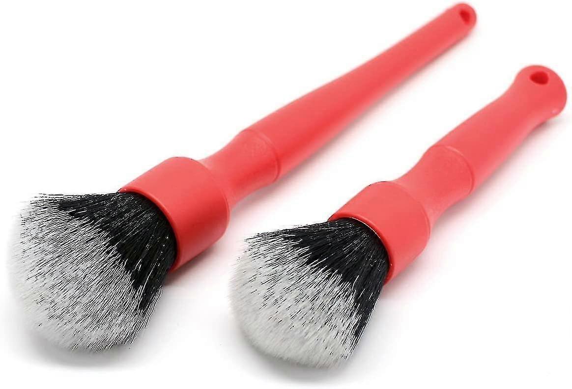 Ultra-soft Detailing Brush Set, Scratch-free Cleaningred