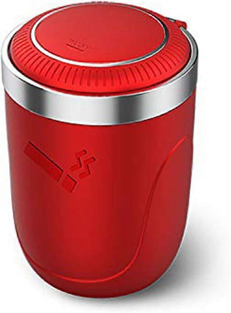 Mini Smokeless Easy Clean Up with Extinguishing Ashtray,Red