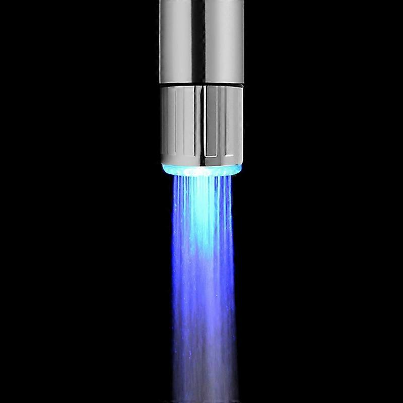 LED Light Faucet Head Color Changing Temperature Sensor Water Nozzle Kitchen Tap KAESI