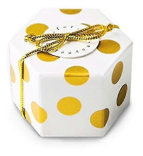 Mini Hexagonal Candy Box Striped Gift Box