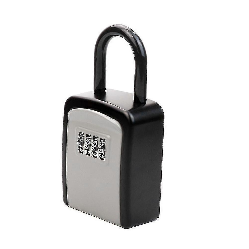 Security Key Box, Key Box With Code [weatherproof] [with Removable Handle] Portable Mini Secure Key Box Resettable Code For Outdoor And Indoor Use