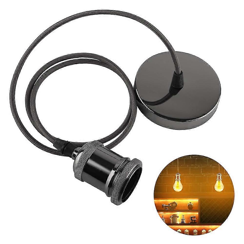 Industrial Mini Pendant Light Single Vintage Socket E27 Lampholder