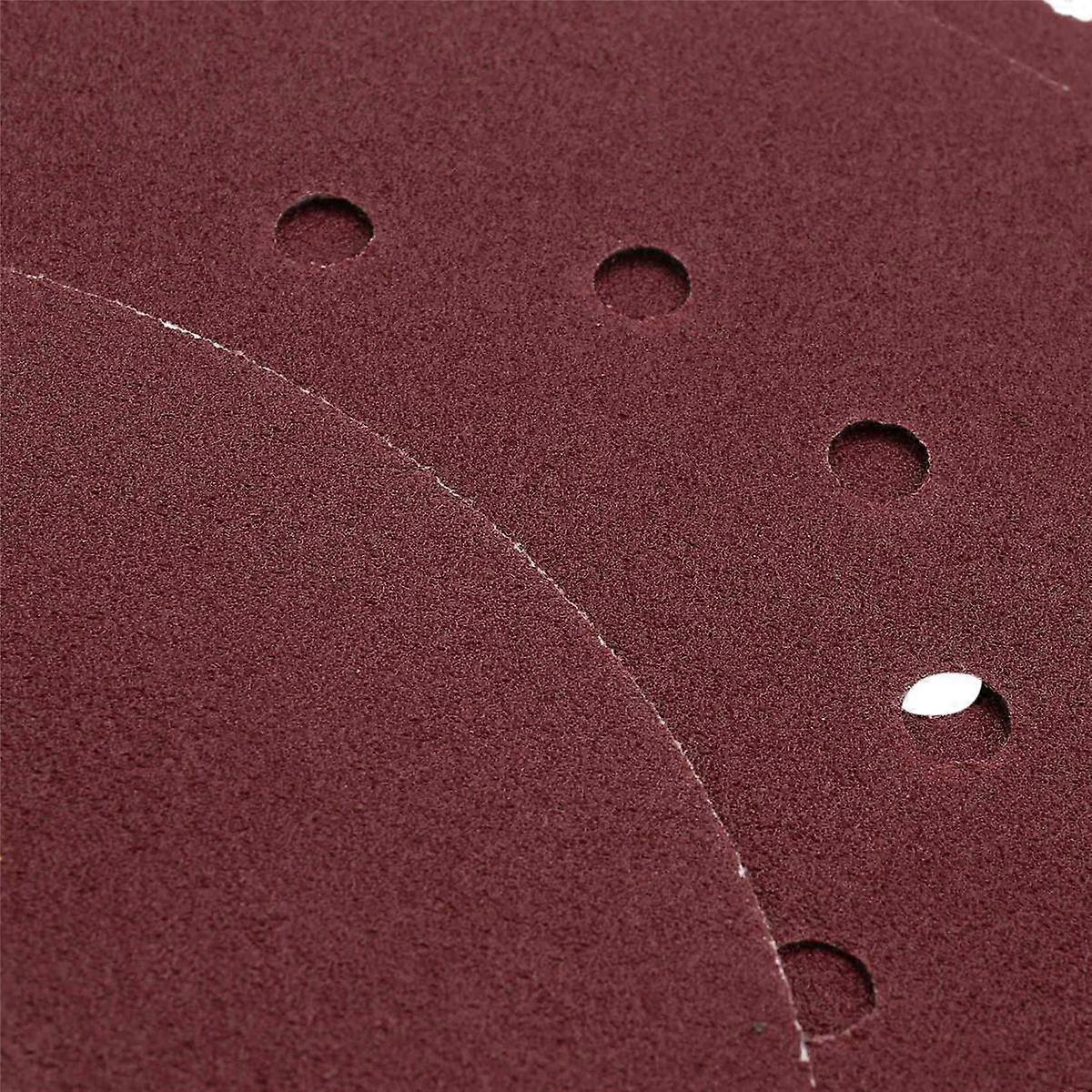 225mm Sanding Disc Pads, 25 Pcs Hook and Loop Sandpaper Sheet for Random Orbital Sander (80 Grit)