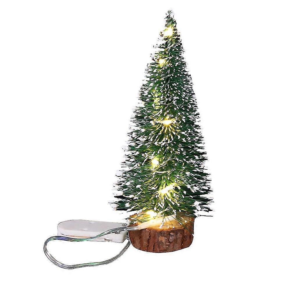 Julgranar i trä Bordsskiva Juldekor Trä Julgran julgranar Prydnader Snö flockades