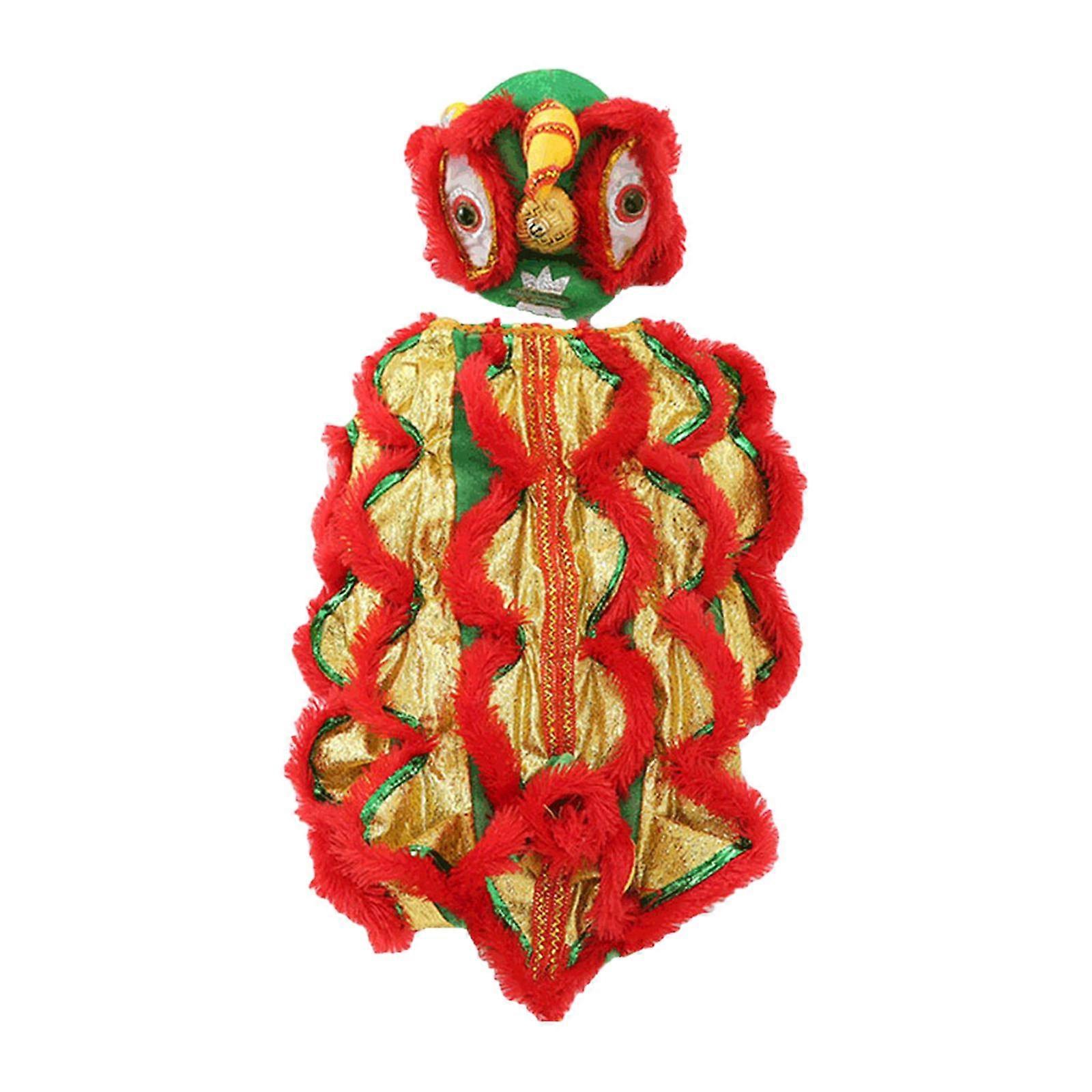 Dog Costume Lion Dance Clothes Funny Coat Outfit Puppy Clothing Spring Festival Teddy Coat Winter Puppy Costume for Party