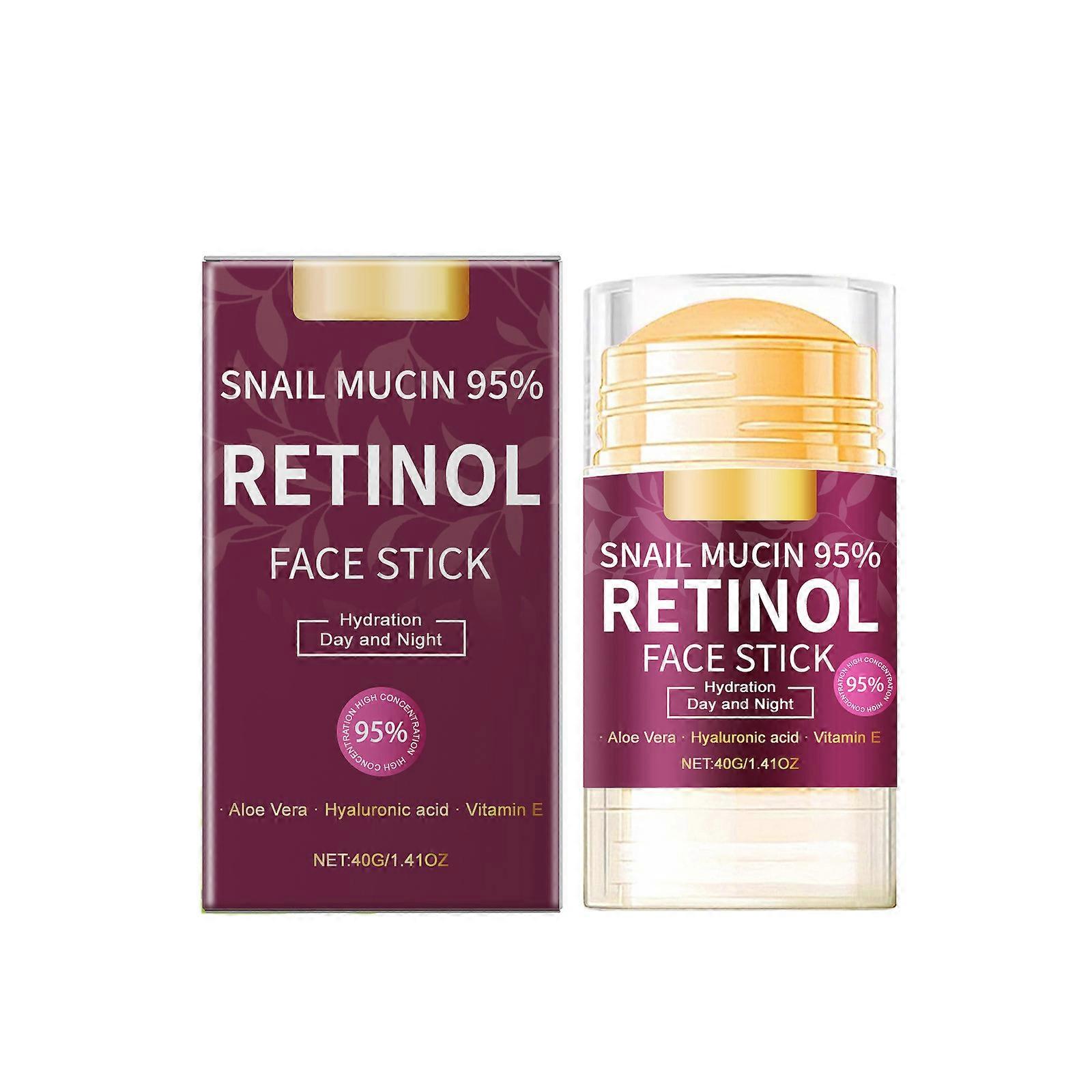 Multi-color Snail Moisturizing Repair Cream Mucin Double Protection Stick 40g