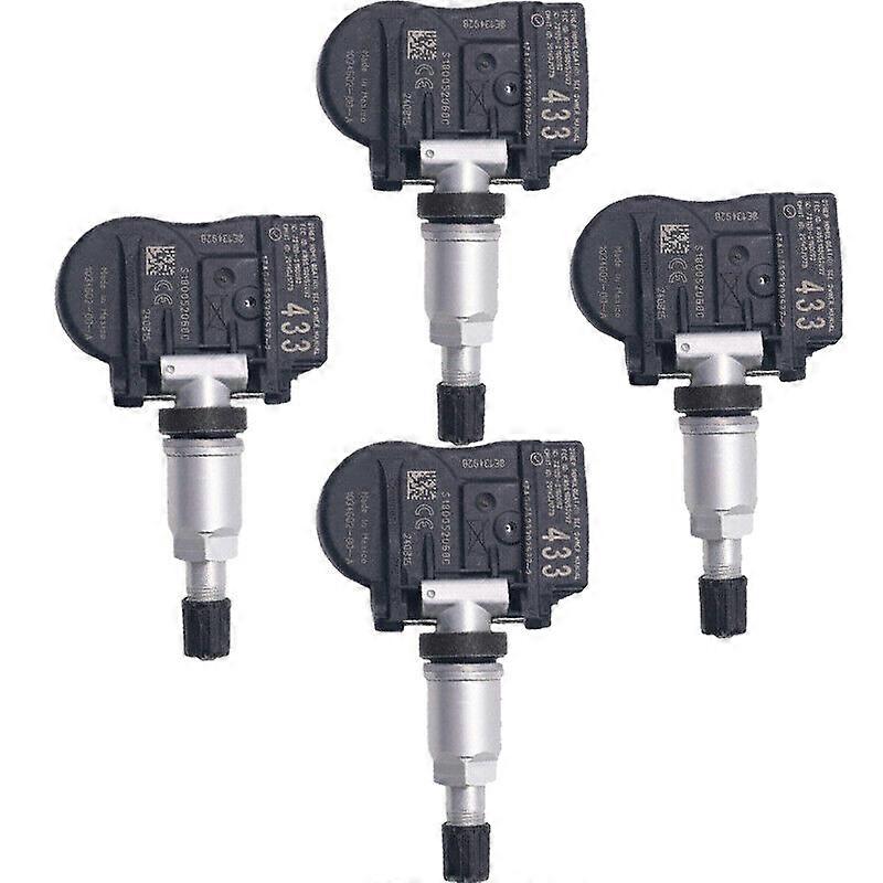 1 Ensemble de 4 capteurs de pression des pneus TPMS 433Mhz pour Tesla Model S Model X Model 3 1034602-00-A