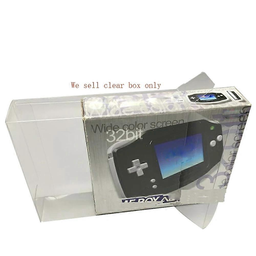 Clear box cover for gameboy advance gba for wide color screem display collection storage PET protective box US version