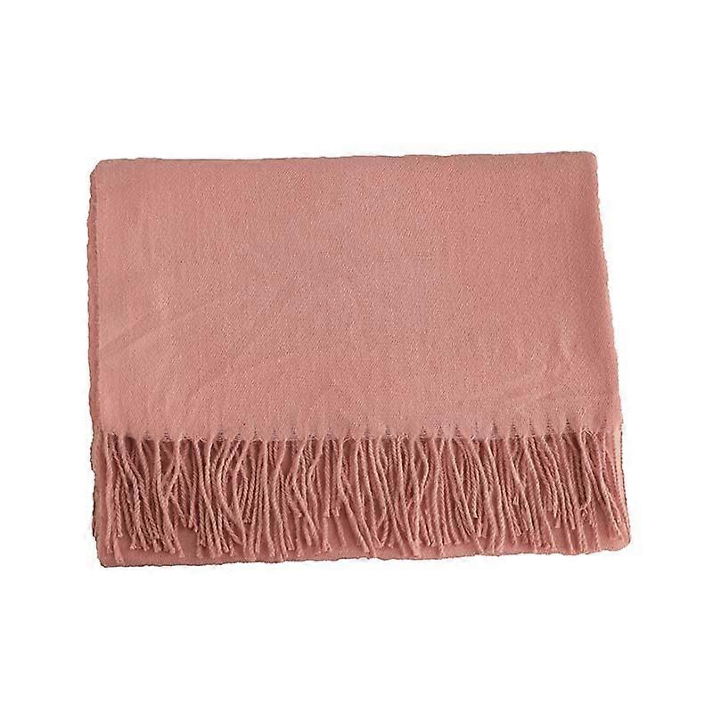 Women's Warm Long Shawl Winter Warm Large Scarf Camel