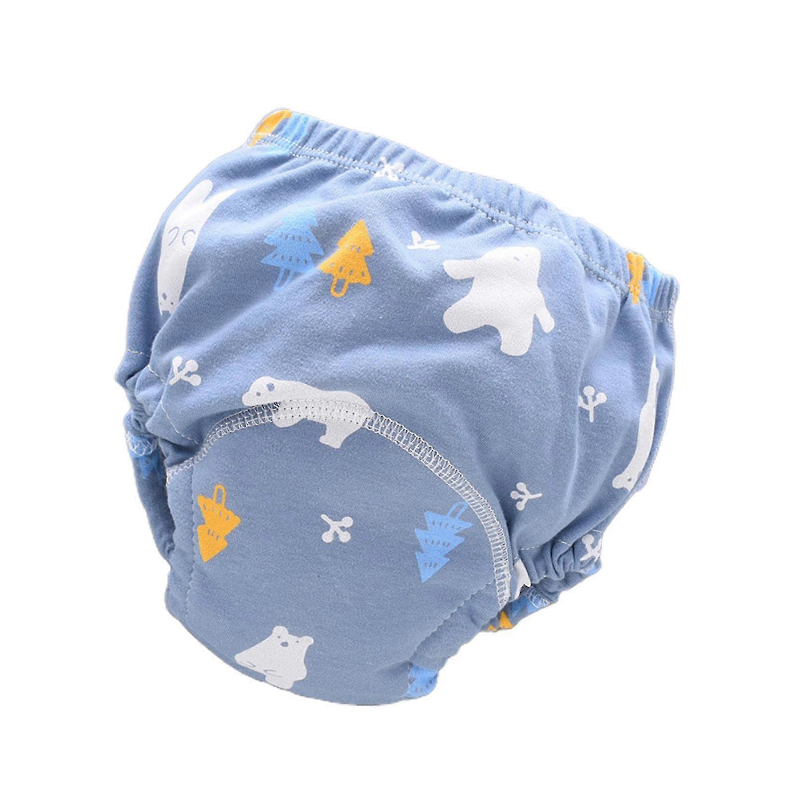 Tvättbar andningsbar träningsbyxa för spädbarn - Justerbart blöjöverdrag för spädbarn