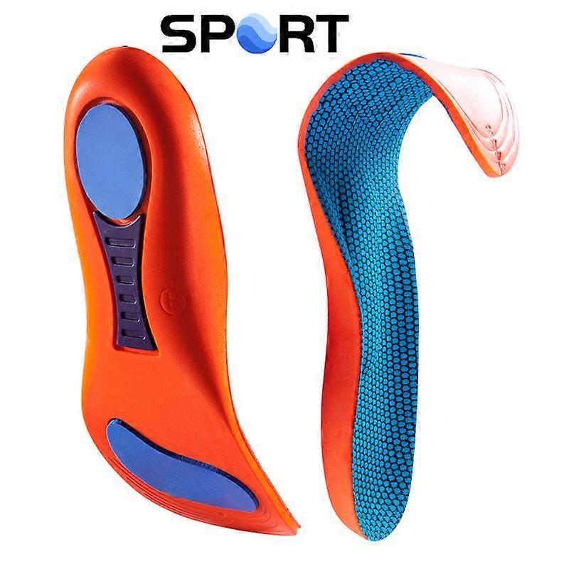 4D Sports Insoles Soft Men's Deodorant Insole Flat Arch Support Full Pad Elastic Massage Insole For Running Soles Hightechnology
