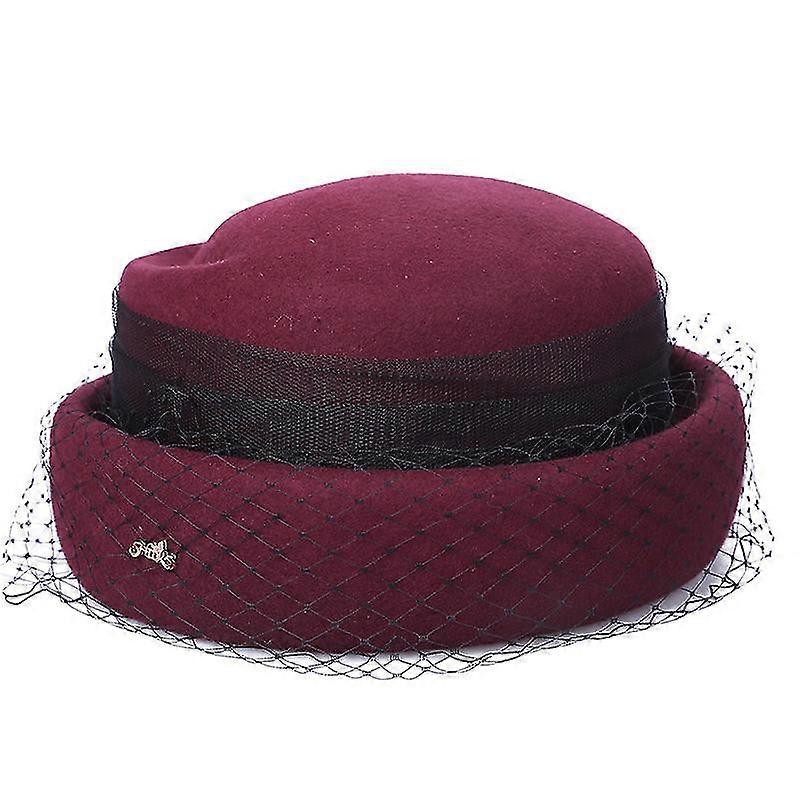 Women Wool Beret Hat French Style Solid Color