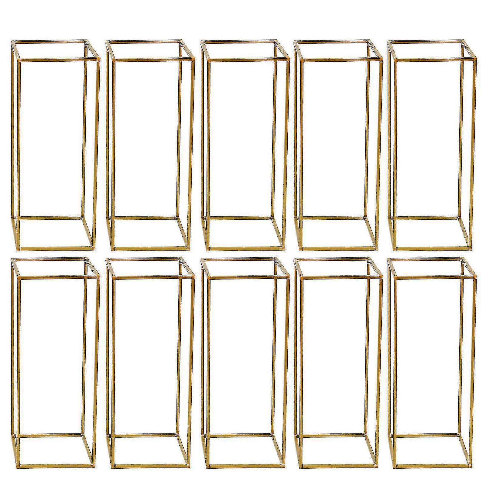 10 Pcs 60cm Square Wedding Metal Flower Stand