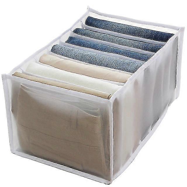 Clothes Storage Box Jeans Wardrobe Drawer Storage Box Foldable Washable Storage Box