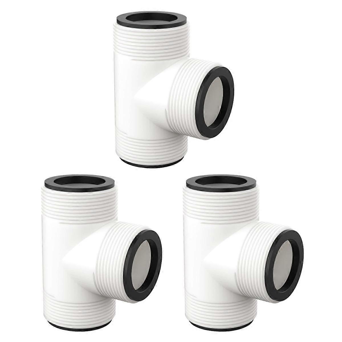 Til poolslanger T-omskifter 1,5 tommer poolpumpe, poolslanger T-samlingsforbindelse over poolslangeforbindelse