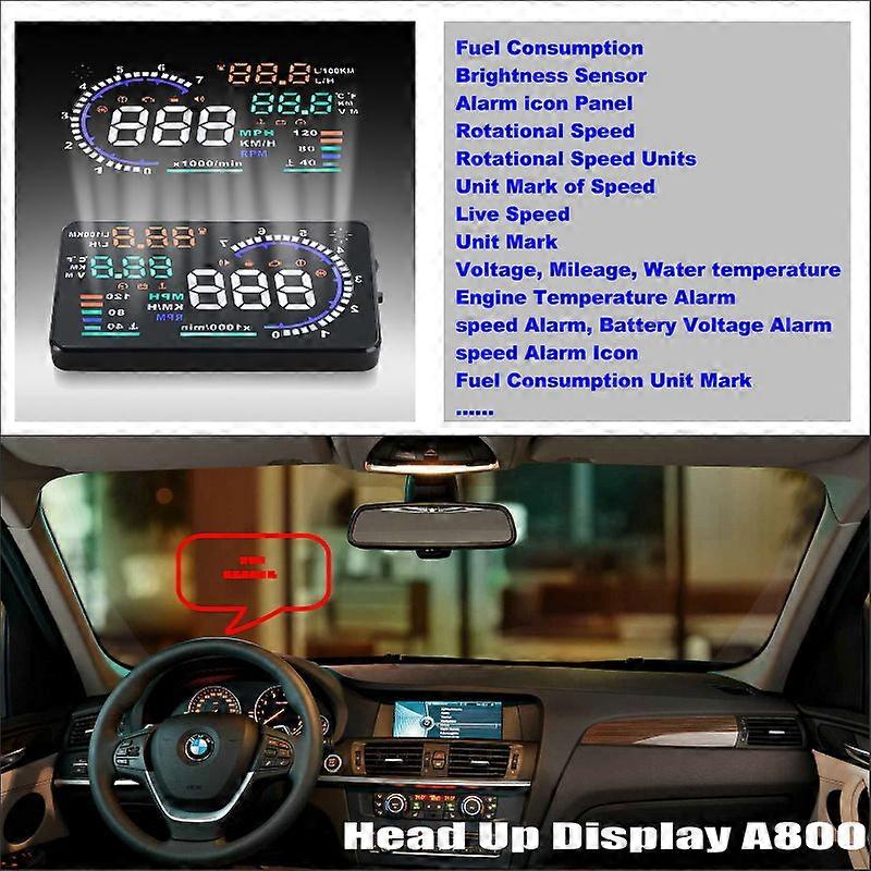 Per BMW X3 E83 X5 E53 E70 X6 E71 Auto HUD Head Up Display Auto Accessori Elettronici Schermo di Guida Sicura Proiettore Parabrezza