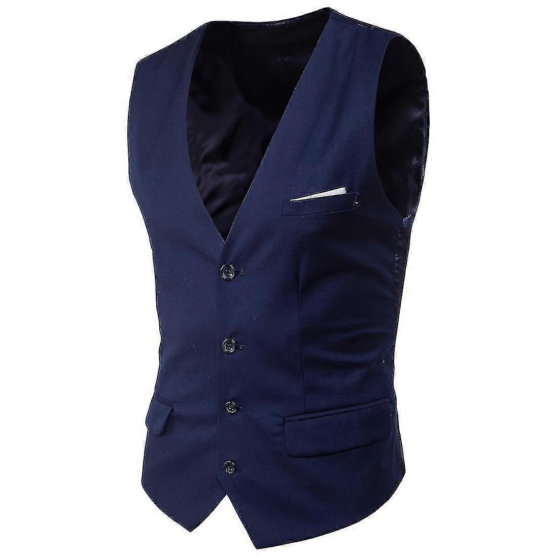 Herren Anzug Weste Fit Hochzeitsweste