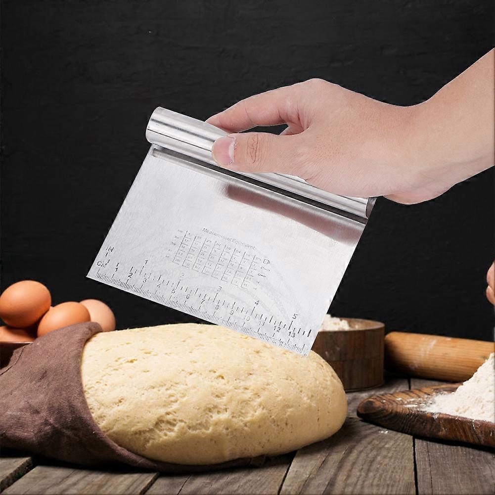 Stainless Steel Dough Scraper Pastry Cutter Set for Kitchen Baking 2pcs