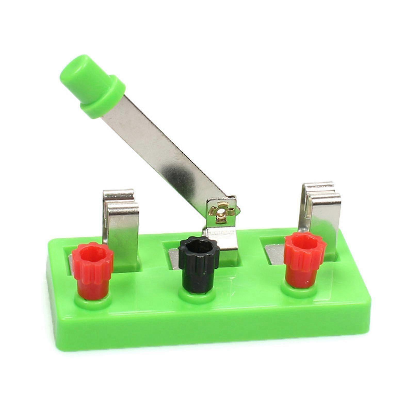 Single-pole Switch Easy To Operate Educational Tools Abs Single-pole Single-throw Switch For Electrical Experiments Jiyuge