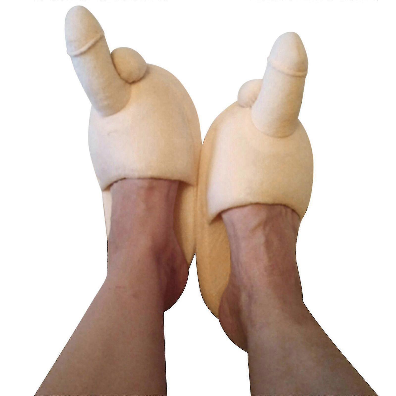 ユニセックス大人のぬいぐるみスリッパノベルティギャグギフトセクシーな屋内フラットシューアンチスリップウィンターファーリースリッパ