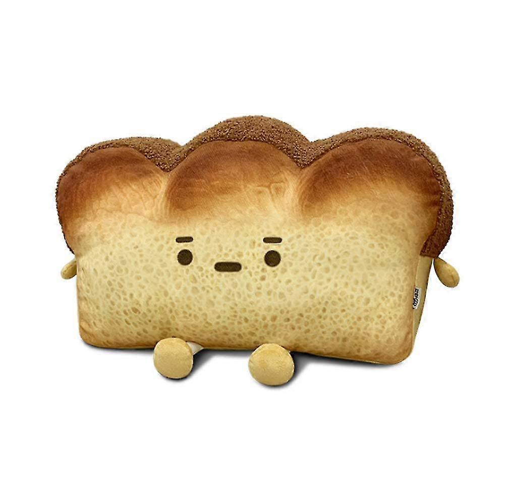 Creative Toast Bread Plush Pillow Cartoon Plush Toy Slice Bread Pad Pillow Emotional Expression Sofa Cushion