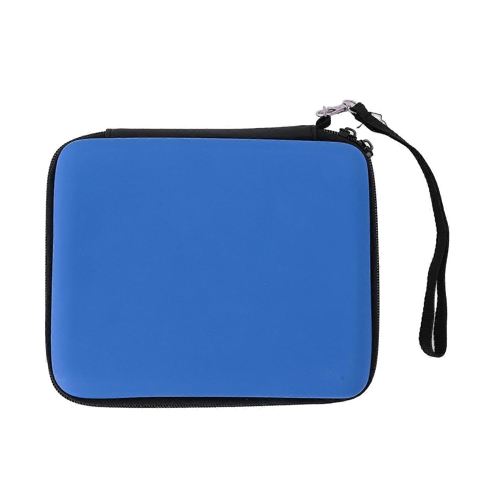 Carrying Case for 2DS with 8 Game Card Holders Protective Hard Shell Travel Carrying Case Pouch for Console Accessories Shockproof Dust Proof Blue 