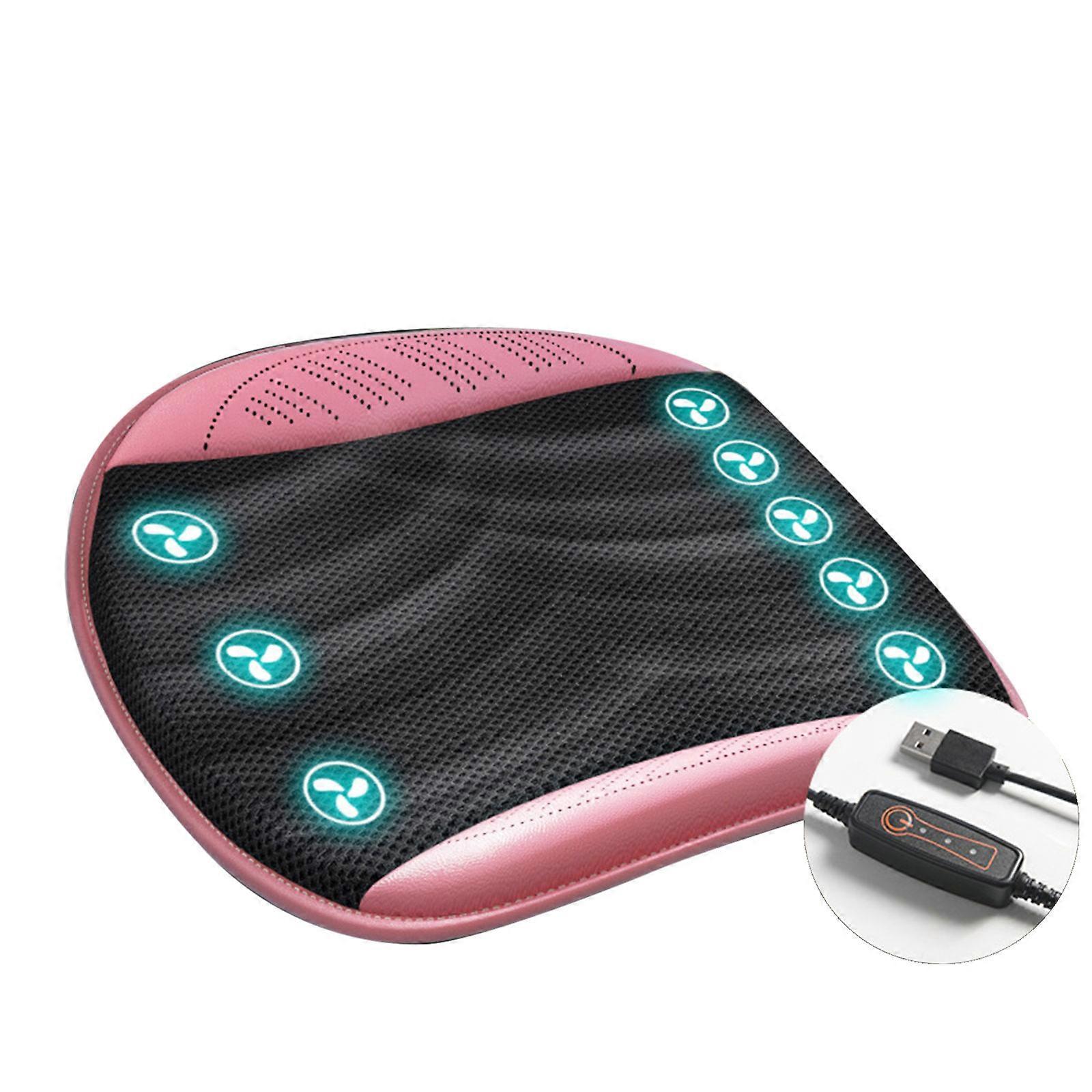 כרית קירור מושב לרכב כרית מושב קירור עם מאוורר קירור כיסוי מושב לרכב כרית מושב מאווררת USB עם מערכת מיזוג אוויר לצ'אי משרדי לרכב