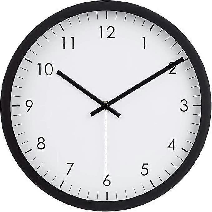 Dww-Basics Traditional Wall Clock, Black, 30.5 cm