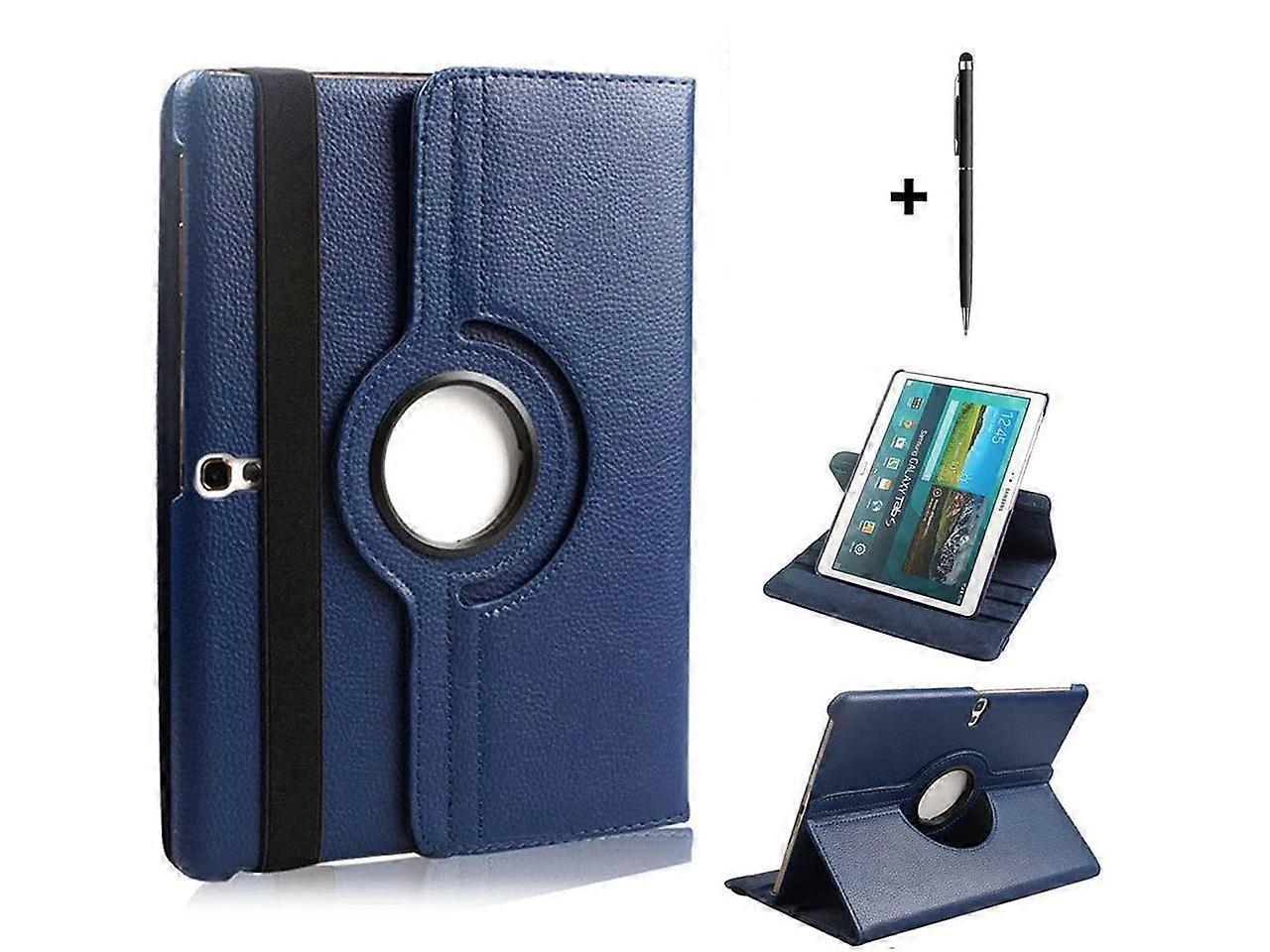 Case for Samsung Galaxy Tab S 10.5 inch 2014 Model SM-T800 SM-T805 - 360 Degree Rotating Stand Case Smart Protective Cover with Universal Stylus Pen