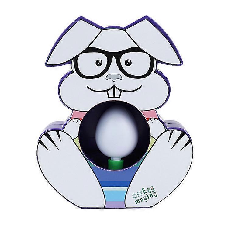 Easter egg Painter rabbit shape egg maging DIY interactive toy (egg type rainbow pen