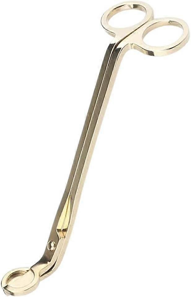 Stainless Steel Candle Wick Trimmer/Clipper/Cutter Scissor - Gold