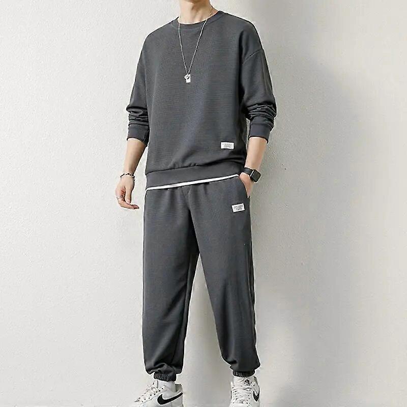 Loose Suits for Men Autumn Long Sleeve Sportswear Sweatshirt