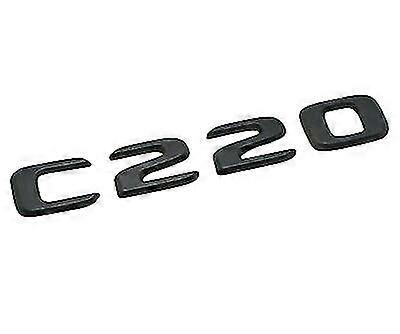 מאט שחור c220 מכונית אות מספר תא המטען האחורי תג תא המטען סמל עבור מרצדס בנץ