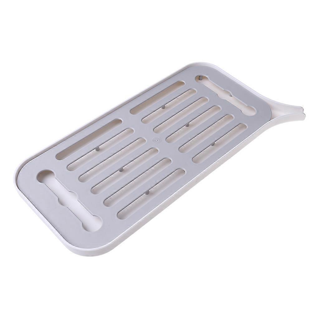 Drain Rack Plastic Dish Drainer Dryer Tray Kitchen Organizer Worktop Large Sink Drying Rack