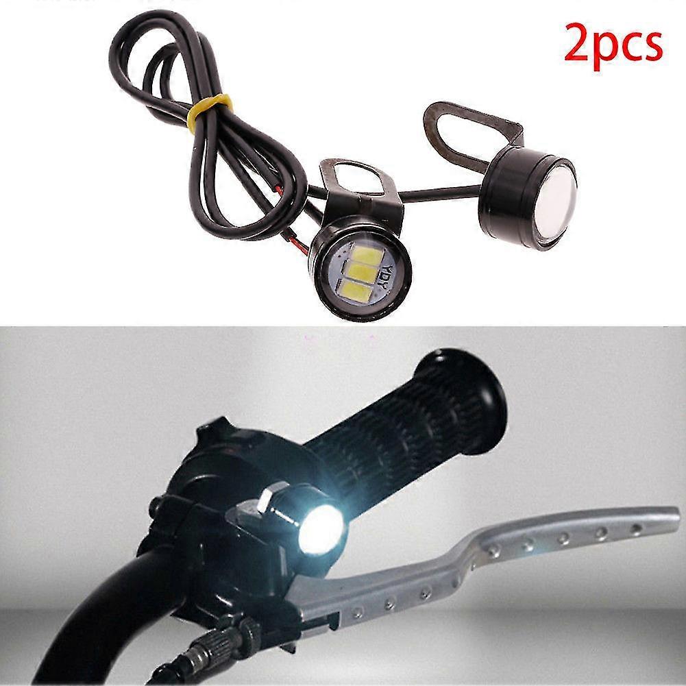 2pcs Super Bright Driving Light Eagle Eye Led Reverse Backup Driving Light Motorcycle Fog Lamp Headlight Daytime Running Light