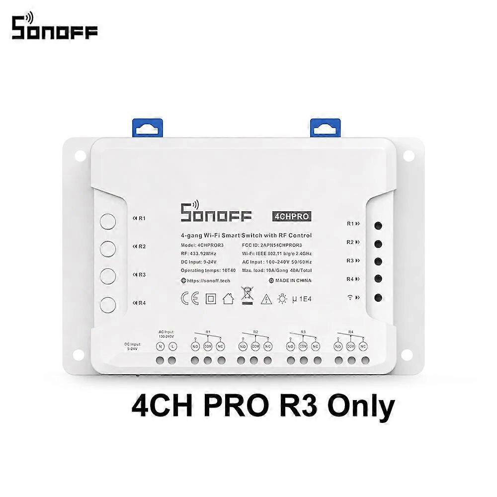 Itead SONOFF 4CH R3/ 4CH PRO R3 Wifi Switch Module 4 Gang Wi-Fi DIY Smart Switch APP Voice Control Smart Home Works With Alexa