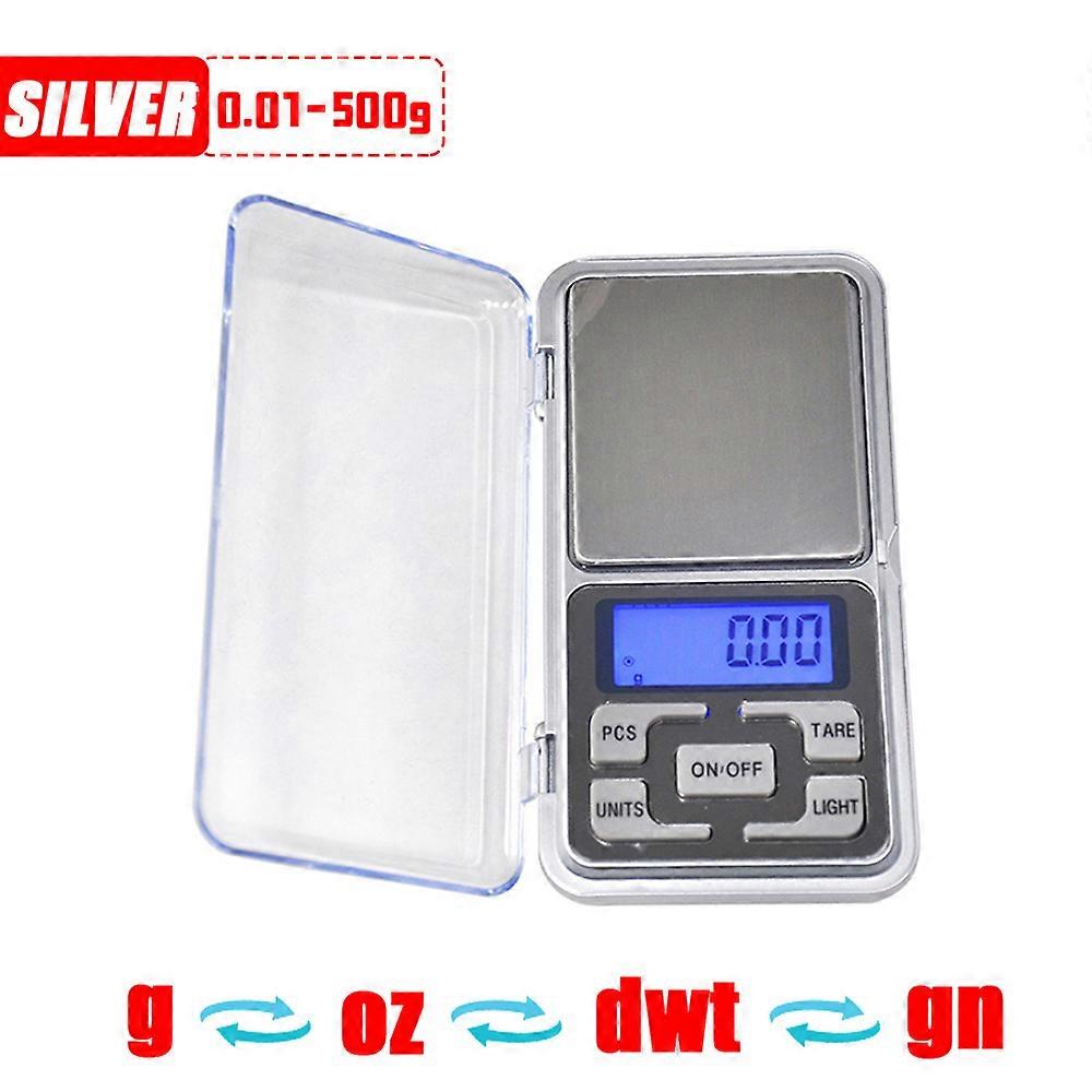 Uasnack Electronic Scales Jewelry Gold Balance Weight Gram LCD Pocket Weighting Digital Kitchen Scale With High Precision 0.01g