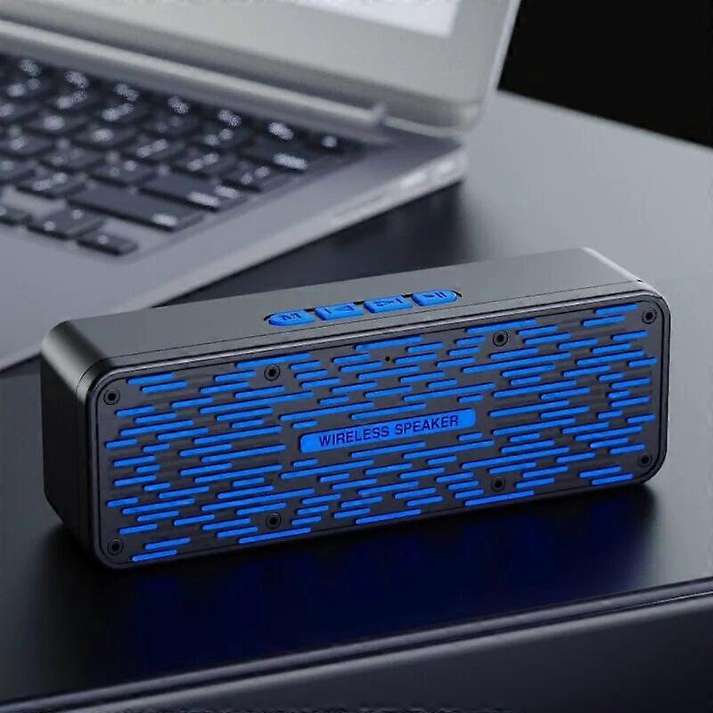 Portable Bluetooth Speaker TWS Wireless Outdoor Speaker with 3D Stereo Subwoofer, Built-in 2000 mAh Battery FM radios