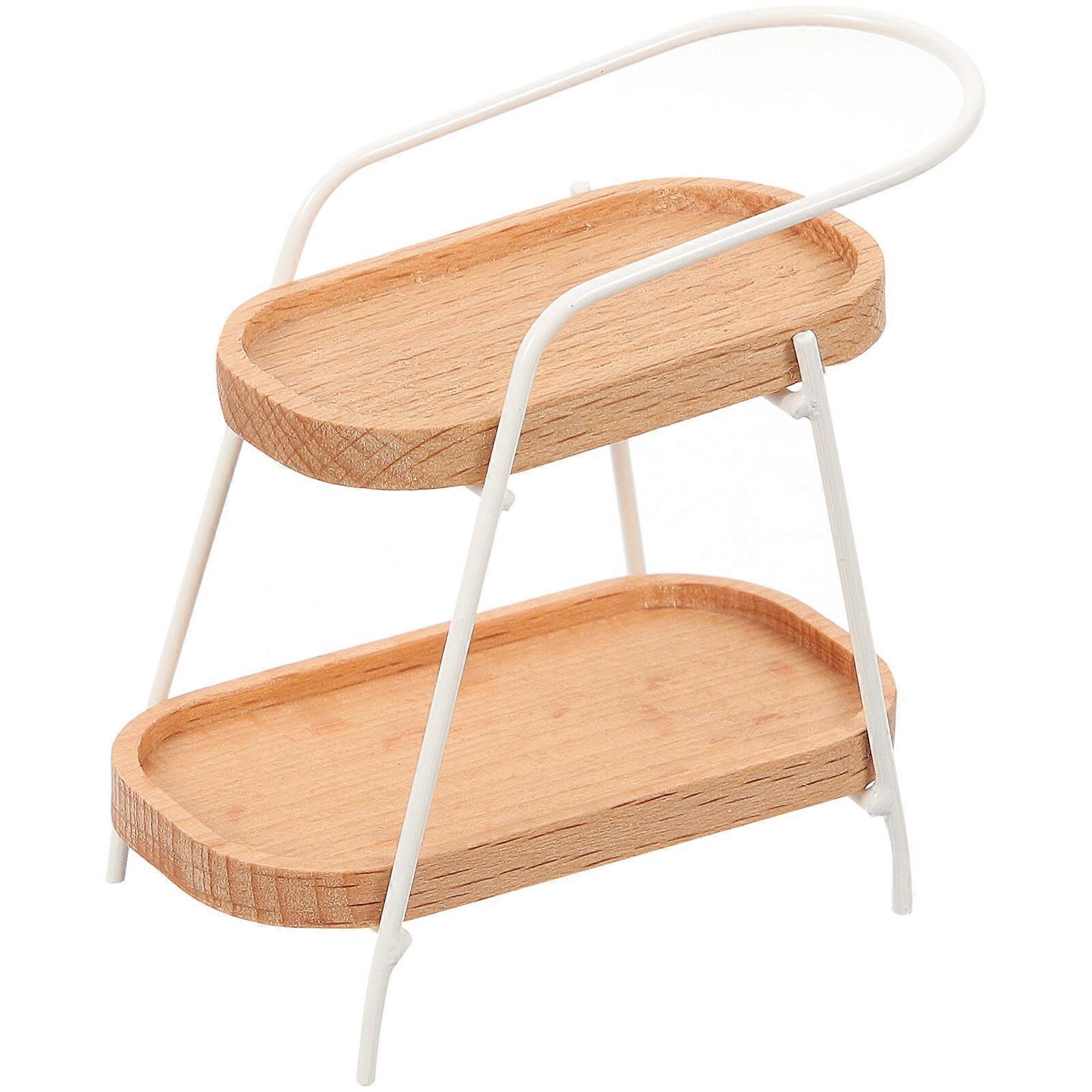 Miniature Storage Rack Dolls House Furniture Model Photography Model Shelf