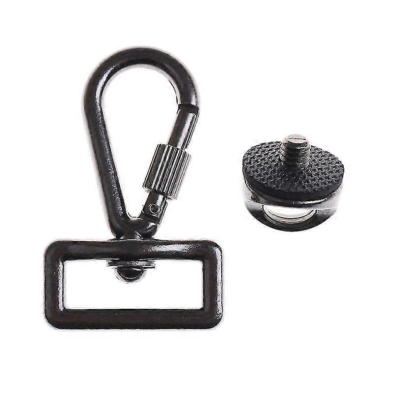 1/4" Screw Metal Connecting Hook Adapter For Dslr Slr Camera Shoulder Sling Quick Neck Strap Belt Bag Case Accessories Kit