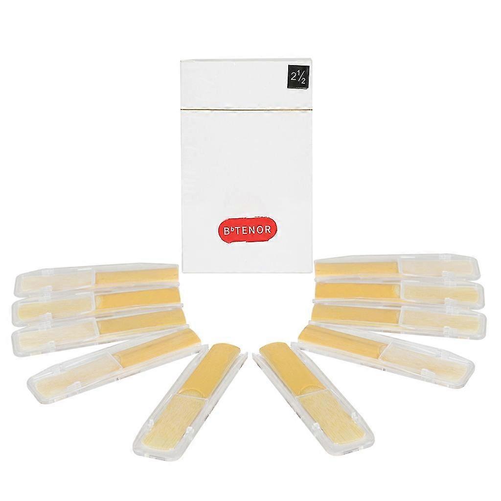 10 sztuk saksofonu altowego Stroiki Wielkość 2.5 Siła 2 1/2 Stroiki saksofonu altowego