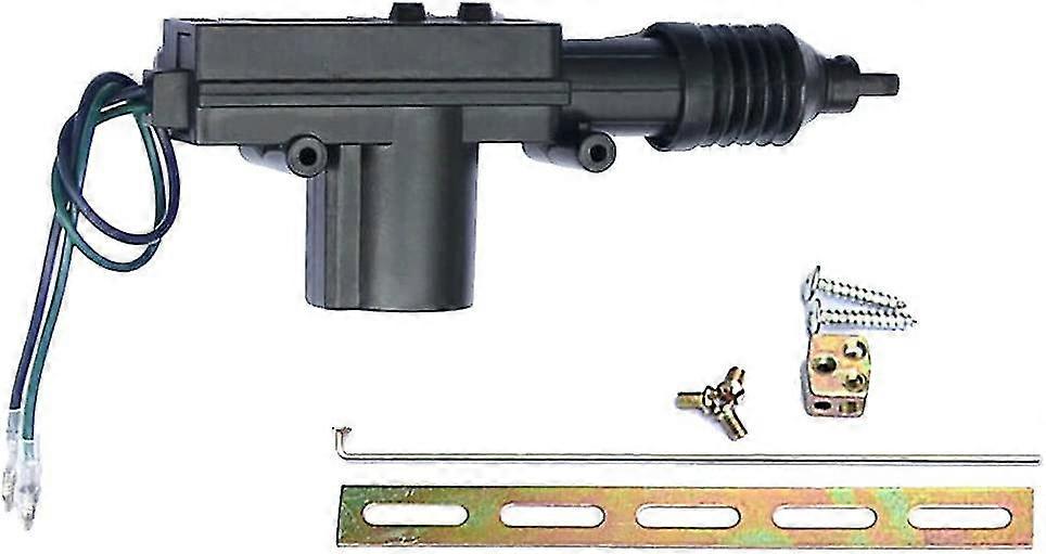Black Car Plastic Power Door Lock Actuator 2 Wire 12v Centralized