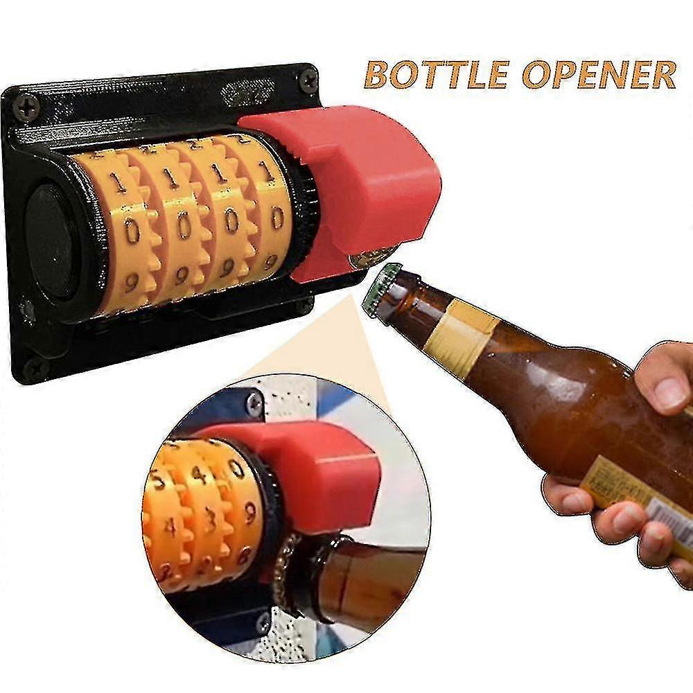 Wall Mounted Beer Counter Bottle Opener Count Corkscrew Kitchen Tools High Quality