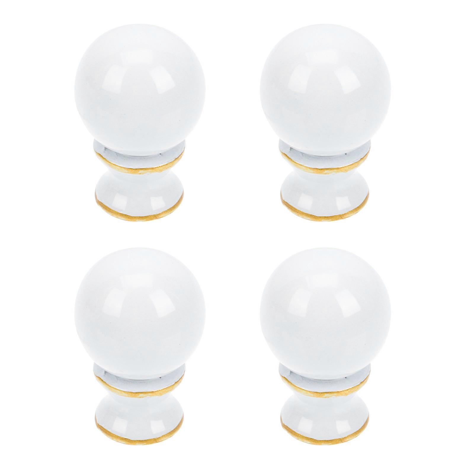 4pcs  Lamp Shade Lamp Finial Caps Knob Lamp Decoration for Table Lamp Floor Light