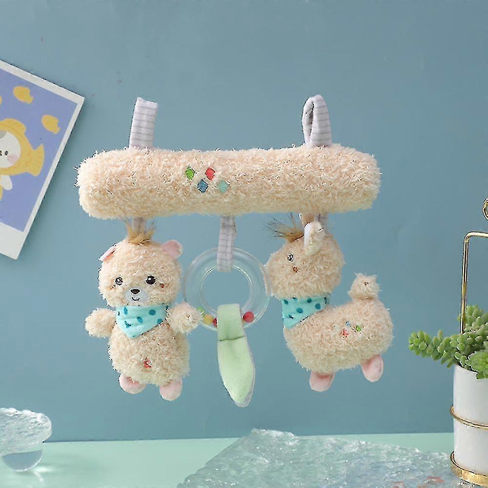 Hanging Rattle Toys Plush Animals Rattle Stroller Toy   Stroller Pendant High Quality