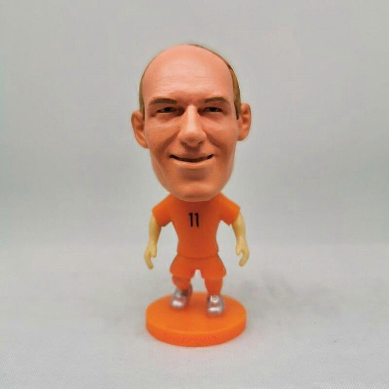 2.55" 6.5cm Height Nl# Soccer Dolls A. Robben Figures Orange