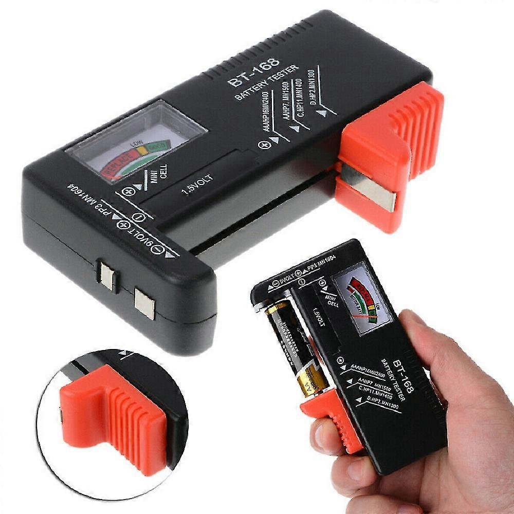 Bt-168 Aa/aaa/c/d/9v/15v Batteries Universal Button Cell Battery Colour Coded Meter Indicate Volt Tester Checker Bt168 Power