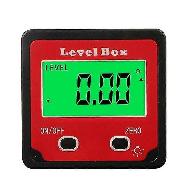Digital Display Inclinometer Angle Measuring Ruler Mini Strong Magnetic Digital Inclination Box Digital Display Level