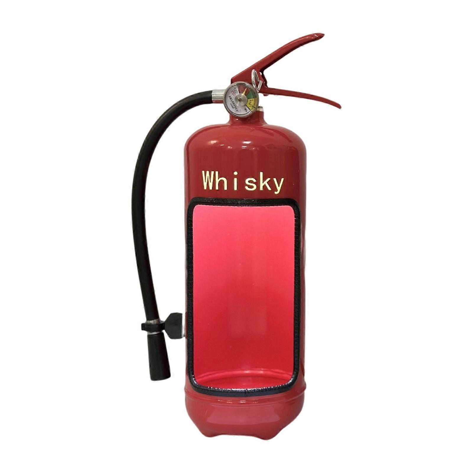 Extincteur en métal Mini Bar Armoire à vin Système de stockage d’alcool caché Porte-bouteille portable pour bureau à domicile Design unique Armoire de bar créative Firefi